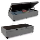 Ver imagem 5 de Cama Box Baú Solteiro Sintético + Colchão de Espuma D33 - Sereneprime - 88cm Cinza