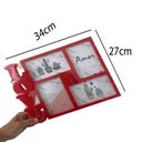 Ver imagem 4 de Porta Retrato para Fotos com Apoio 10x15cm 4 Fotos Decoração Família
