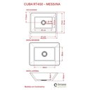 Ver imagem 5 de Conjunto Bancada C-cuba Messina, Prateleira e Espelheira Metrópole 606 Nogal Preto Ônix