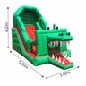 Tobogã Inflável Jacaré med. 3,00 x 5,90mt - Superi - 220 V - 2