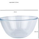 Ver imagem 2 de Saladeira em Vidro Borosilicato 2.5 L 23x10,5 com Pegador Utensilios do Chef