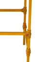 Ver imagem 3 de Banqueta Artesanal em Metal Simples para Decoração de Área Gourmet - Amarelo