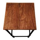 Ver imagem 4 de Banqueta Artesanal em Metal Simples para Decoração de Área Gourmet - Preto