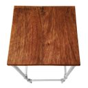 Ver imagem 4 de Banqueta Artesanal em Metal Simples para Decoração de Área Gourmet - Branco