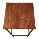 Ver imagem 4 de Banqueta Artesanal em Metal Simples para Decoração de Área Gourmet - Verde