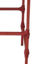 Ver imagem 3 de Banqueta Artesanal em Metal Simples para Decoração de Área Gourmet - Vermelho