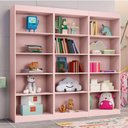 Ver imagem 1 de Kit 3 Estantes Livreiro Office Multiuso 12 Prateleiras Rose J&a Rose