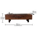 Ver imagem 2 de Lareira Ecológica Rústica em Madeira para Aquecimento de Sala de Estar