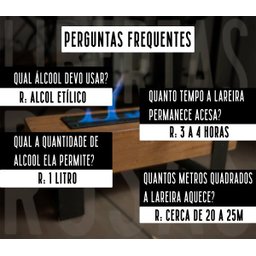 Lareira Ecológica Rústica em Madeira para Aquecimento de Sala de Estar - 3