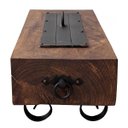 Ver imagem 7 de Lareira Ecológica Rústica em Madeira para Aquecimento de Sala de Estar