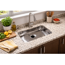 Ver imagem 2 de Pia de Cozinha Granito 2,00m com Cuba Inox Acabamento Polido:granito
