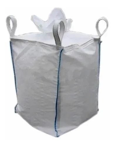 Big Bag De Ráfia Branco 90x90x120cm Suporta 1.000 Kg - 1