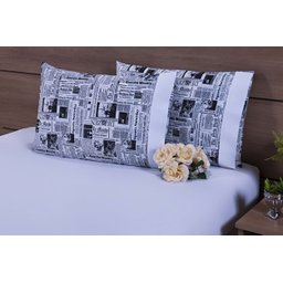 Jogo Lençol 3 Peças Cama Viúva( 1,88m x 1,28m x 30alt) Percal 150 Fios - 1