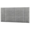 Cabeceira Estofada Cama Box Casal com Led Star 140cm Linho Cinza - 6