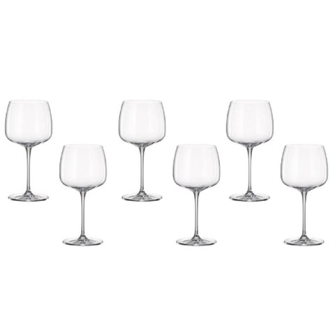 Jogo de 6 Taças em Cristal para Gin Anas 660ml Bohemia