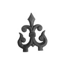 Ver imagem 1 de Ponteira Ponta De Lança Ferro N09 Grade Portão Muro 13X17Cm