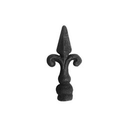 Ponteira Ponta De Lança Ferro N05 Grade Portão Muro 17X6Cm - 1