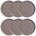 Ver imagem 1 de Conjunto 6 Pratos para Sobremesa Bio Shimeji 21cm Cinza Porto Brasil Cerâmica Mesa Posta