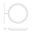 Ver imagem 2 de Conjunto 6 Pratos para Sobremesa Bio Shimeji 21cm Cinza Porto Brasil Cerâmica Mesa Posta