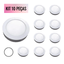 Ver imagem 2 de Kit 10 Painel 25w Led Redondo Sobrepor 6500k Branco Frio