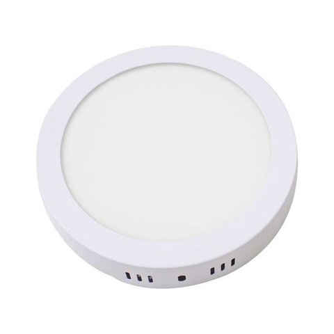Kit 10 Painel 25w Led Redondo Sobrepor 6500k Branco Frio