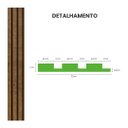 Ver imagem 7 de Painel Ripado de Madeira Bronze Autocolante- Rolo com 2,5m