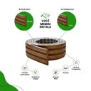 Ver imagem 2 de Painel Ripado de Madeira Bronze Autocolante- Rolo com 2,5m