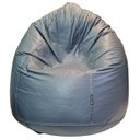 Ver imagem 1 de Puff Gota Mariju - Cinza - Já com Enchimento - Conforto e Estilo para Sala, Quarto, Escritório, Gami