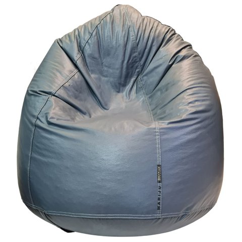 Puff Gota Mariju - Cinza - Já com Enchimento - Conforto e Estilo para Sala, Quarto, Escritório, Gami