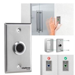 Acionador de Abertura Inox Por Sensor Infravermelho Bt 4000 Intelbras - 3