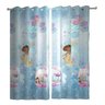Cortina Infantil com Blackout Personagens 2,80m X 1,80m Santista - Sereias - 2