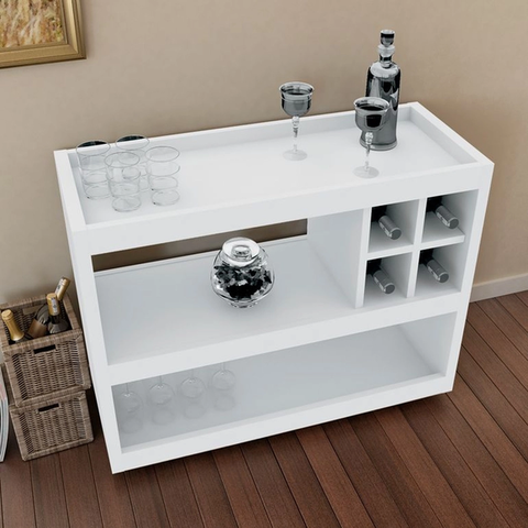 Aparador Bar com Adega 100% MDF