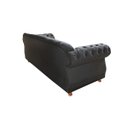 Ver imagem 2 de Sofá Elisabeth Luxo Chesterfield 2 Lugares Cinza Camurca