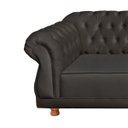 Ver imagem 3 de Sofá Elisabeth Luxo Chesterfield 2 Lugares Cinza Camurca