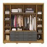 Guarda Roupa Casal 6 Portas e 6 Gavetas Belufan Móveis - 9