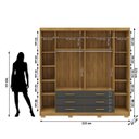 Ver imagem 6 de Guarda Roupa Casal 6 Portas e 6 Gavetas Belufan Móveis