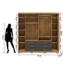 Ver imagem 5 de Guarda Roupa Casal 6 Portas e 6 Gavetas Belufan Móveis