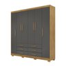 Guarda Roupa Casal 6 Portas e 6 Gavetas Belufan Móveis - 10