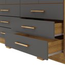 Ver imagem 2 de Guarda Roupa Casal 6 Portas e 6 Gavetas Belufan Móveis