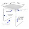 Mesa Lateral De Apoio Regulável Para Cama E Sofá Multiuso - 2