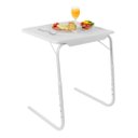 Ver imagem 1 de Mesa Lateral De Apoio Regulável Para Cama E Sofá Multiuso