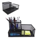 Ver imagem 3 de Kit Organizador Mesa Porta Caneta Lápis Clips Aramado