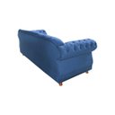 Ver imagem 2 de Sofá Elisabeth Luxo Chesterfield 2 Lugares Azul Petroleo
