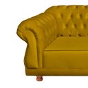 Ver imagem 2 de Sofá Elisabeth Luxo Chesterfield 2 Lugares Amarelo Ouro