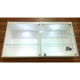 2 Vitrines Suspensas Expositor Led Porta Vidro Temperado - 8