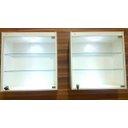 Ver imagem 6 de 2 Vitrines Suspensas Expositor Led Porta Vidro Temperado