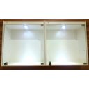 Ver imagem 7 de 2 Vitrines Suspensas Expositor Led Porta Vidro Temperado