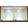 2 Vitrines Suspensas Expositor Led Porta Vidro Temperado - 7
