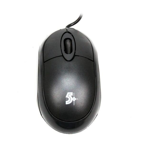 Mouse Óptico Usb Office 5+ 1000dpi Preto 015-0043 - 2