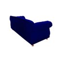Ver imagem 3 de Sofá Elisabeth Luxo Chesterfield 2 Lugares Azul Marinho